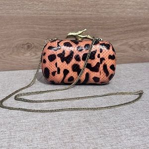 Diane Von Furstenberg Snakeskin Clutch